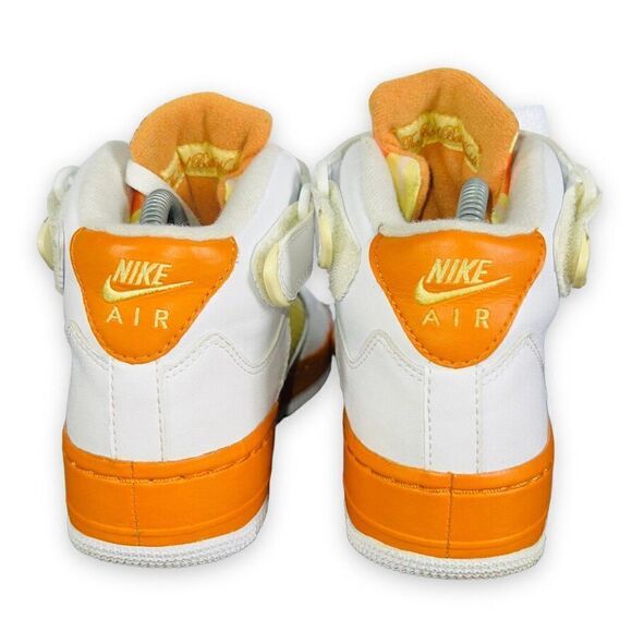 Jordan AJF 5 GS 2008 White/Carrot-Lemon 318603-181 Youth 4.5 Women's 6 - Picture 5 of 12